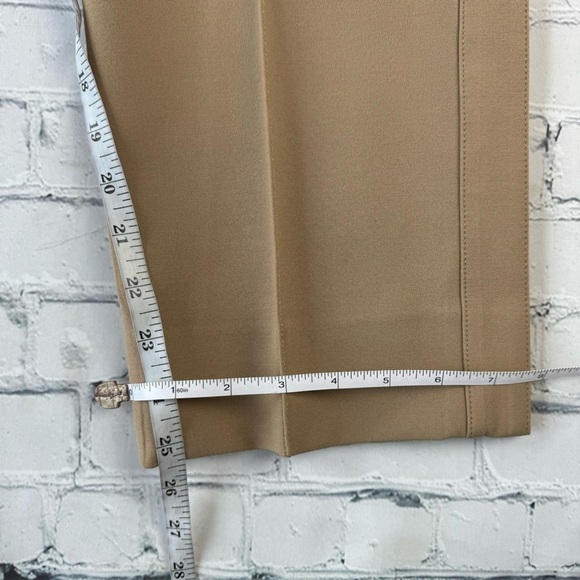 Vince woman’s front middle stich classic ankle pants mustard color size 10 - Picture 12 of 14